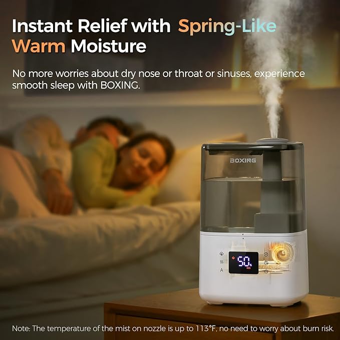 BOXING Warm and Cool Mist Humidifiers