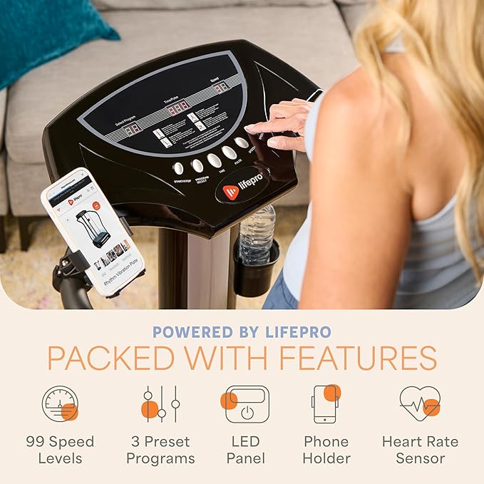 Lifepro Rhythm Vibration Plate Exercise Machine