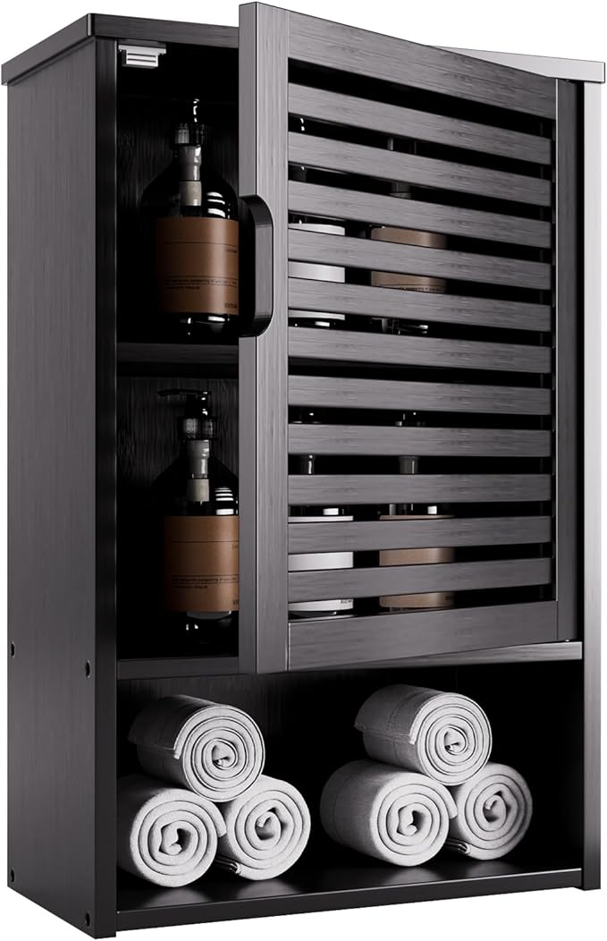 HITNET Bathroom Storage Cabinet Wall Mounted, Hanging Medicine Cabinet
