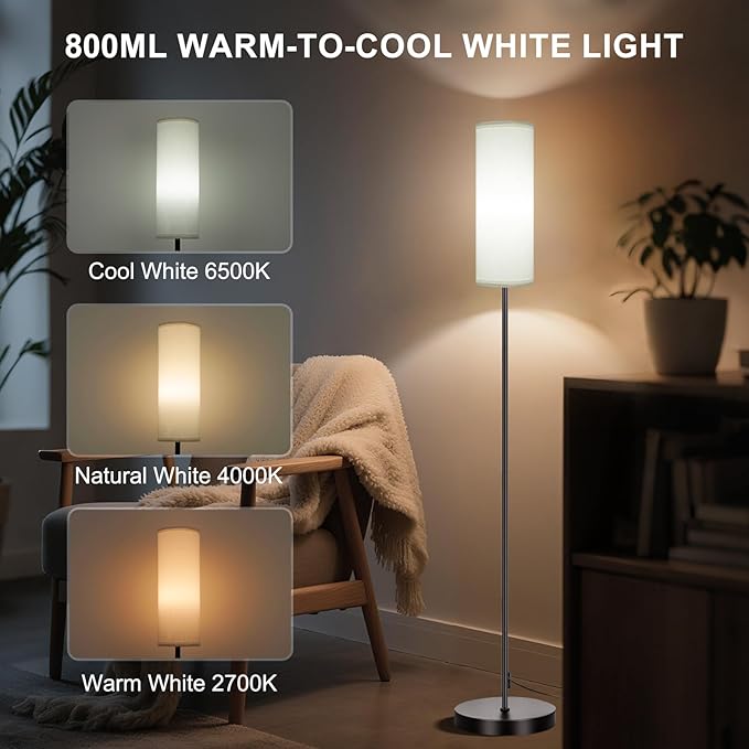 FRIDEKO HOME 2 Pack Floor Lamps