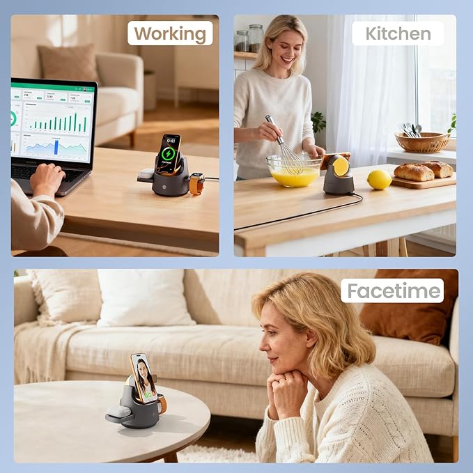 3 in 1 Wireless Charging Station