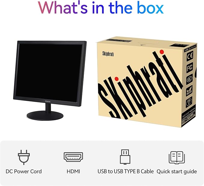 SKitphrati 17" Square 1280x1024 10-Point Multi Touch Screen Monitor