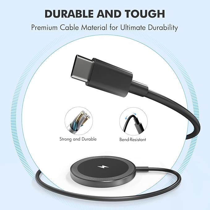 3Pack Magnetic Wireless Charging Pad: 15W Fast Qi Wireless Charger
