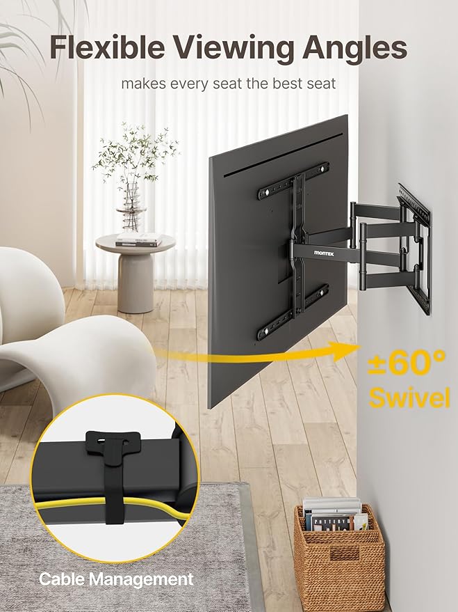 monTEK Ultra Slim TV Wall Mount