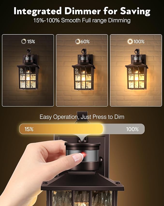 VIANIS 2 Pack Motion Sensor Outdoor Lights