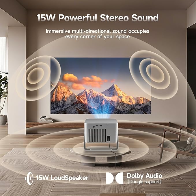Magcubic Smart Projector 4K Support, Portable Projector