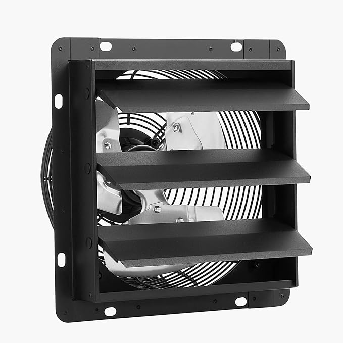 VEVOR 12 inch Shutter Exhaust Fan, Wall Mounted Attic Vent Fan