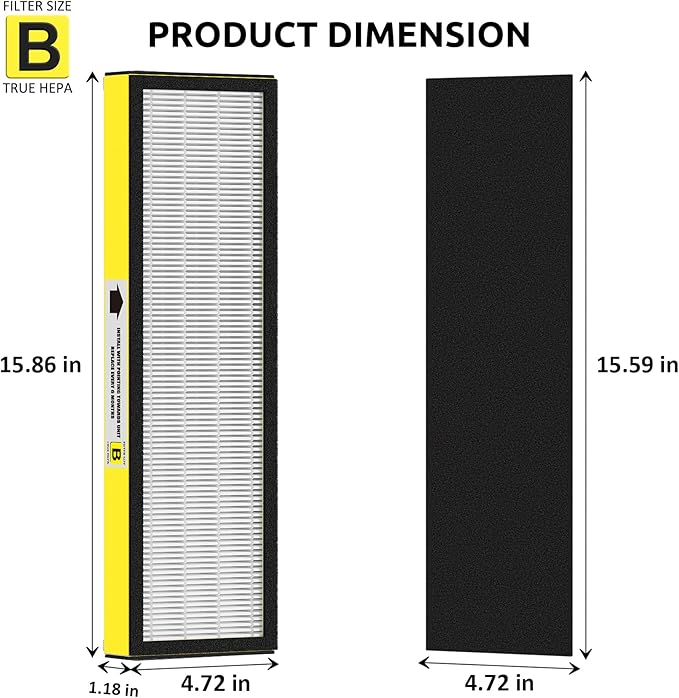 Hfunmo Filter B, FLT4825 Filter Replacement
