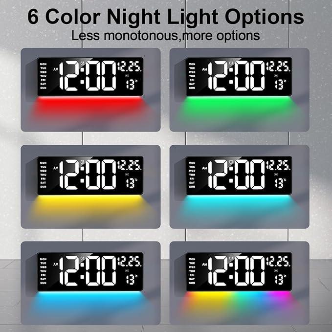 Xflyee 16.5" Digital Clock Large Display