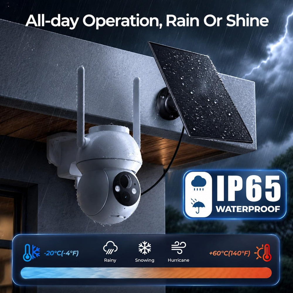Add One on Solar Security Camera System, 2K Video