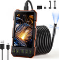 Epicmate 50FT Triple Lens Inspection Camera,5”IPS Screen Endoscope Camera
