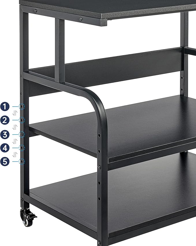 Fannova 32.3" x 18.9" Extra Large Printer Stand Table