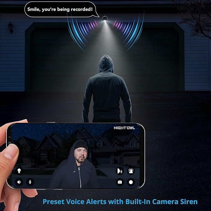 Night Owl Sp, Llc Night Owl 10 Channel Bluetooth Video Home Security Camera