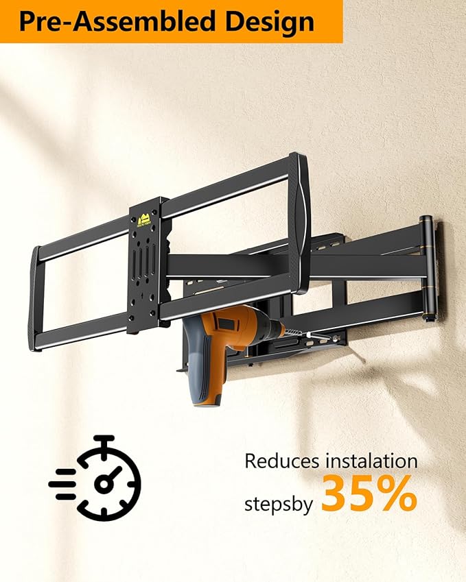 FORGING MOUNT 43–110 inch Long Arm Full Motion TV Wall Mount Holds 176 lbs