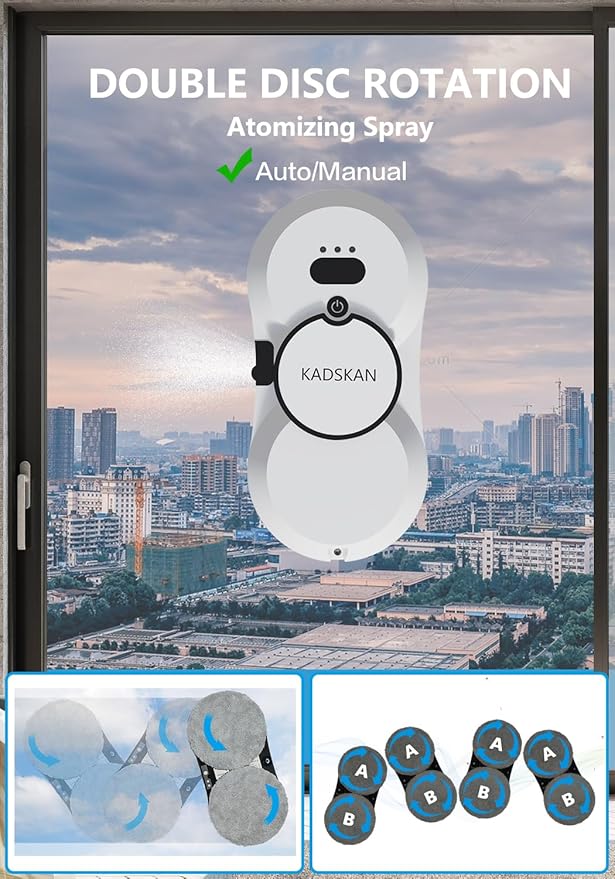 KADSKAN Window Cleaning Robot, Automatic Window Cleaner