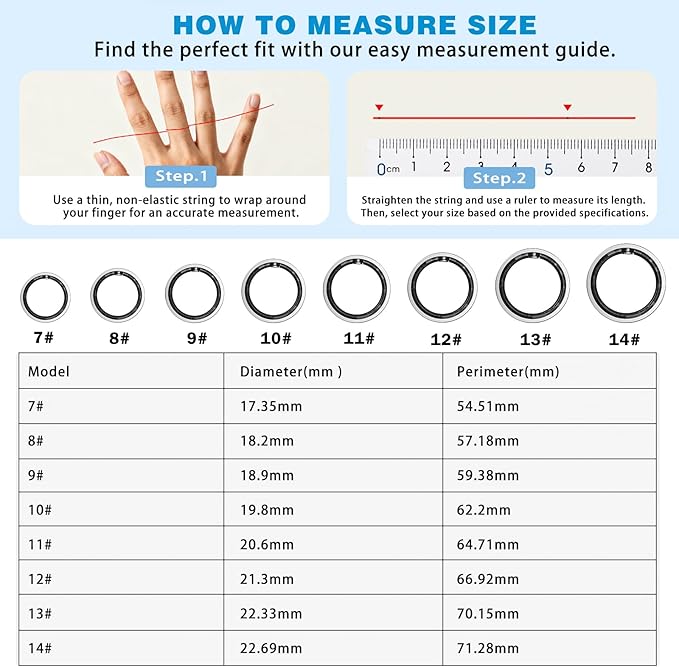 S SECRETTOP Smart Ring Fitness Tracker