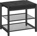 HOOBRO Small Shoe Bench, 3-Tier Shoe Rack, Shoe Storage Bench