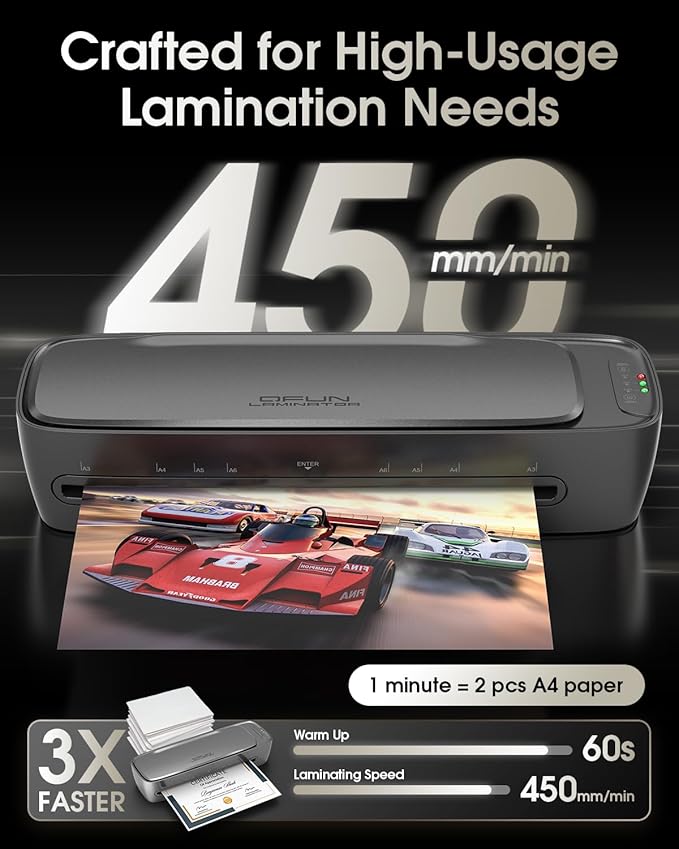 Qfun Laminator Machine 13 Inch Thermal Laminating machine 11x17