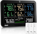 OBET Weather Station Wireless Indoor Outdoor Thermometer Wireless, Color