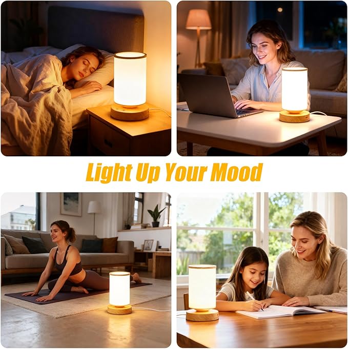 Qiuxunies Light Therapy Lamp 10000 Lux, Sunlight Lamp