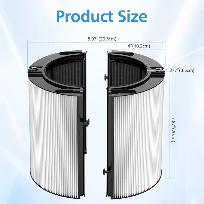 Combi 360°Glass HEPA+Activated Carbon Filter