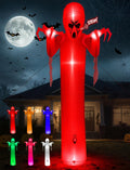 Elegear 12FT Gauze Ghost Halloween Inflatable, Motion-Activated Sounds