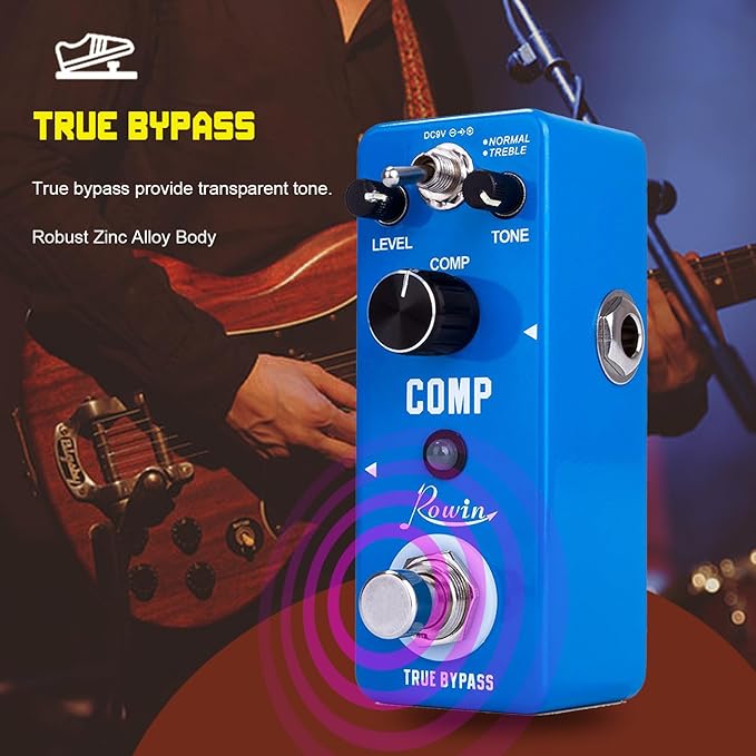 Rowin Compressor Pedal Comp Effect Pedal