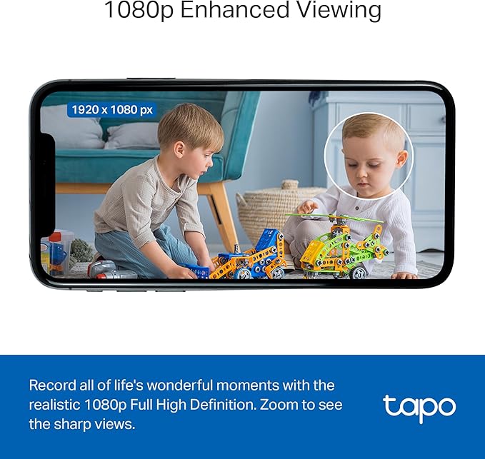 Tapo 1080P Indoor Wired Security Camera (4-Pack)