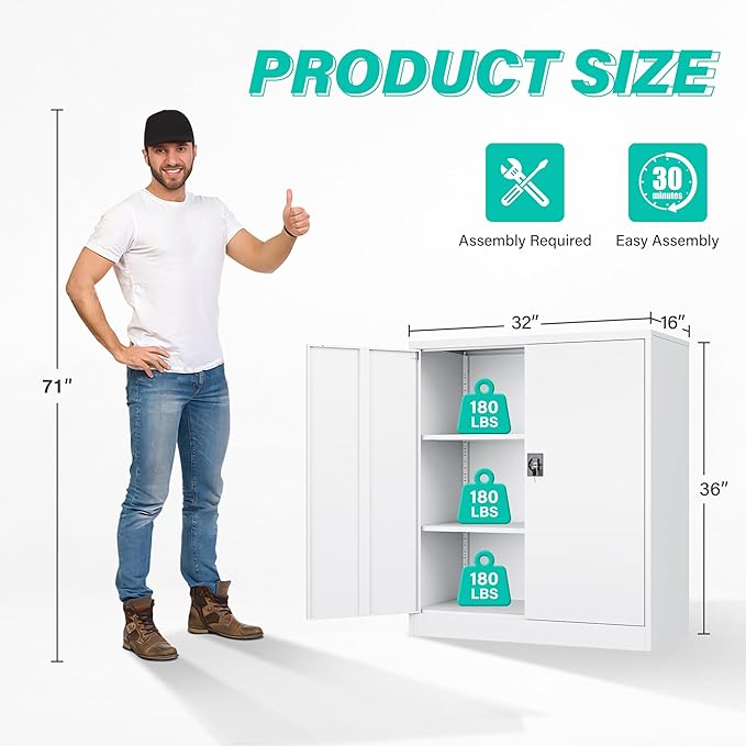 SISESOL Small Metal Cabinet