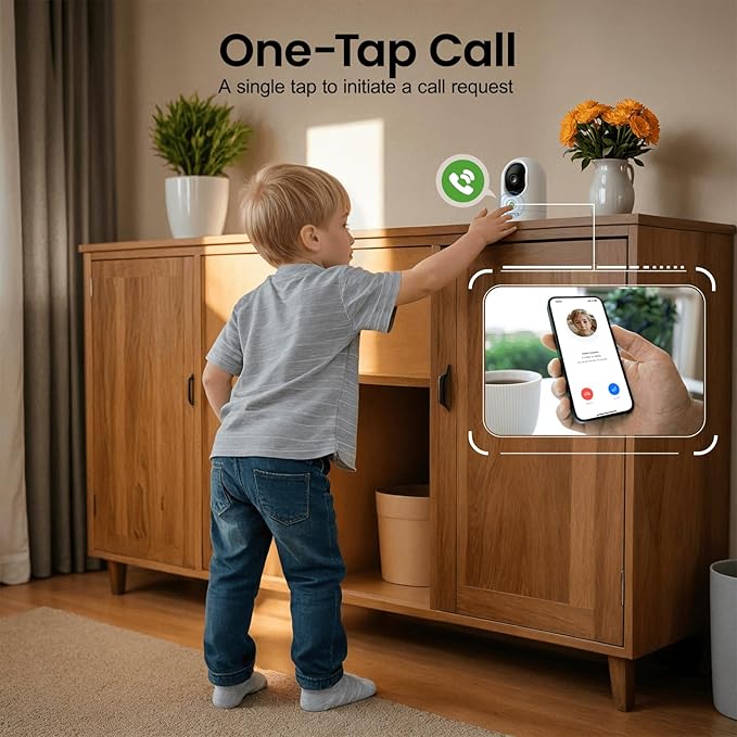 INFIYA 360 Cameras for Home Security-Indoor Camera Monitoring Baby/Nanny (4Pack)