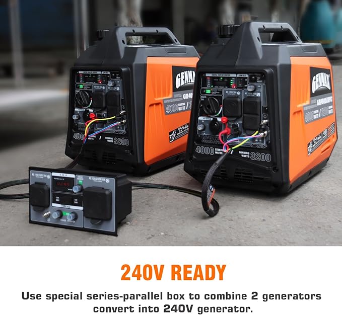 GENMAX Generator，EPA Compliant, Eco-Mode Feature, Ultra Lightweight