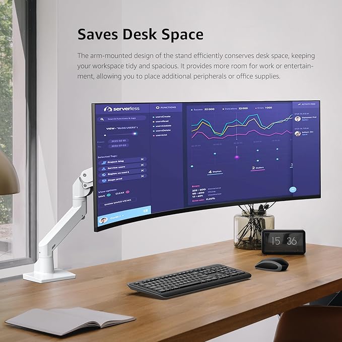 BEWISER Heavy Duty Monitor Arm Mount