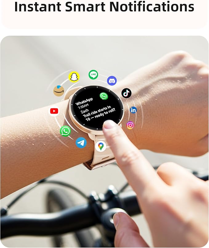 Parsonver Smart Watch for Swimming, 5ATM Waterproof Watch for Pool & Open Water