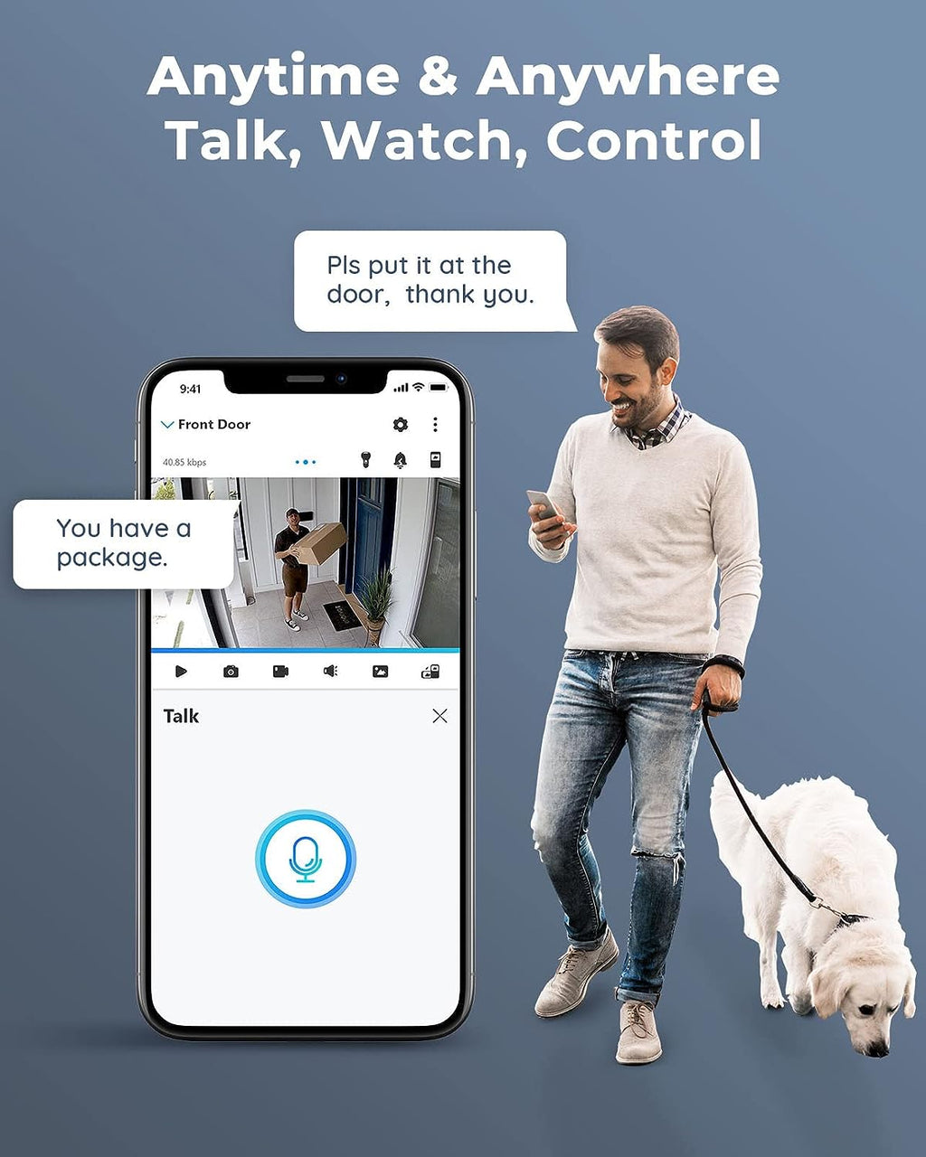 reolink 16ch 12mp poe security camera system with, side view