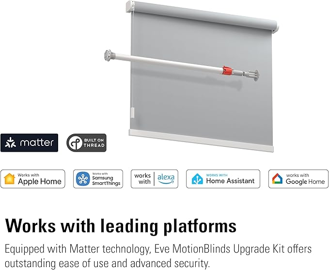 Eve MotionBlinds Upgrade Kit for Roller Blinds – Motor to Upgrade existing