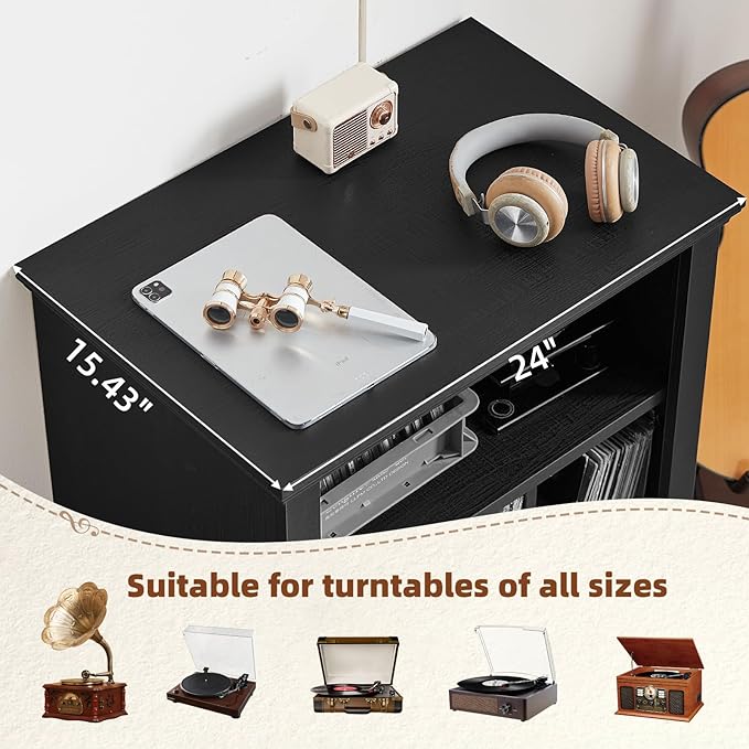 Joaxswe Record Player Stand