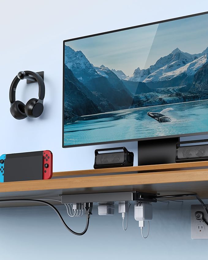 TROND Surge Protector Power Strip, 22 Widely Spaced Outlets