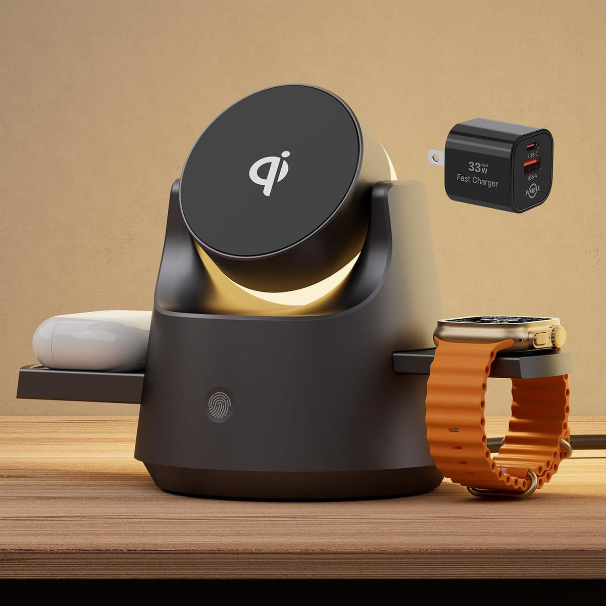 3 in 1 Wireless Charging Station