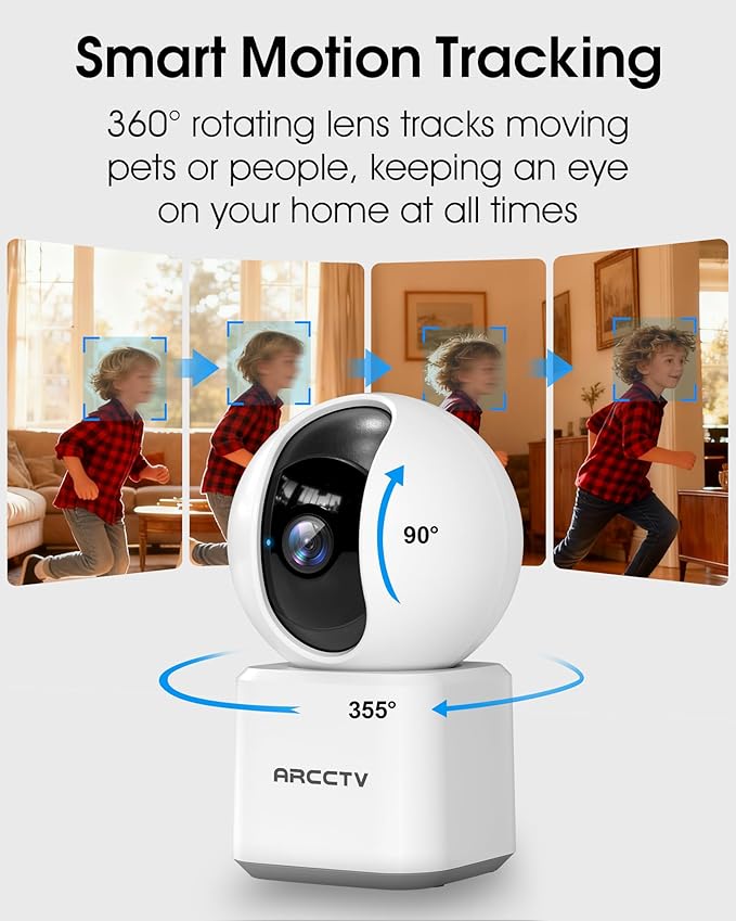 ARCCTV Cameras for Home Security 2pcs