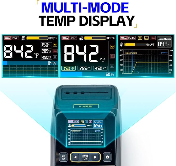 FNIRSI DWS-200 200W 210 Precision Digital Soldering Station Kit