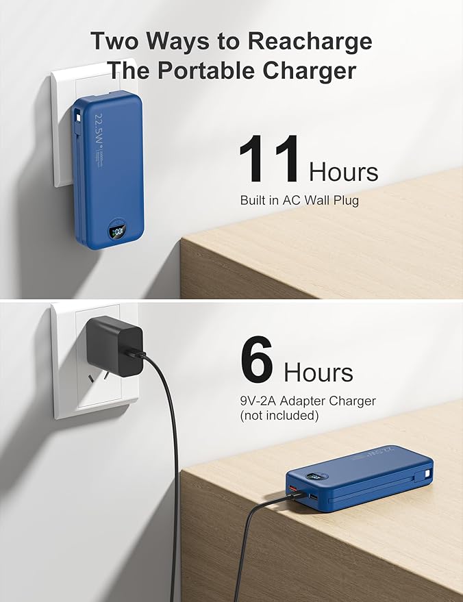 aonidi 20000mAh Ultra-Portable-Charger-Power-Bank PD20W
