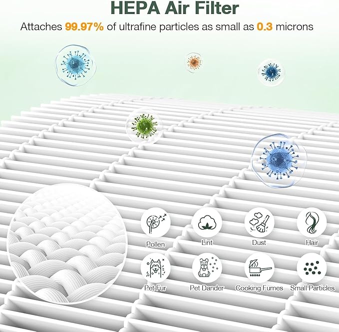2 PACK TP04 HP04 DP04 Replacement Hepa Filter