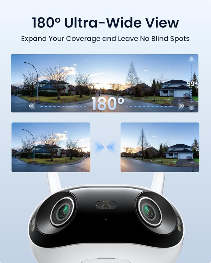 REOLINK 4K 8MP 180° Panoramic Security Camera