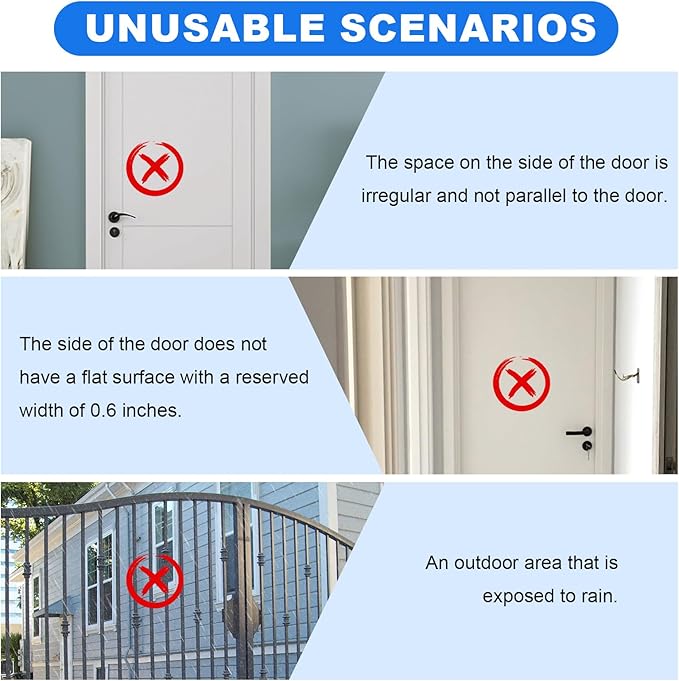 ANKOSHUN Door Window Alarm Sensors (6 Pack)