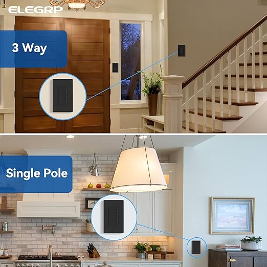 ELEGRP Dimmer Switch, Digital Dimmer Light Switch (2 Pack)