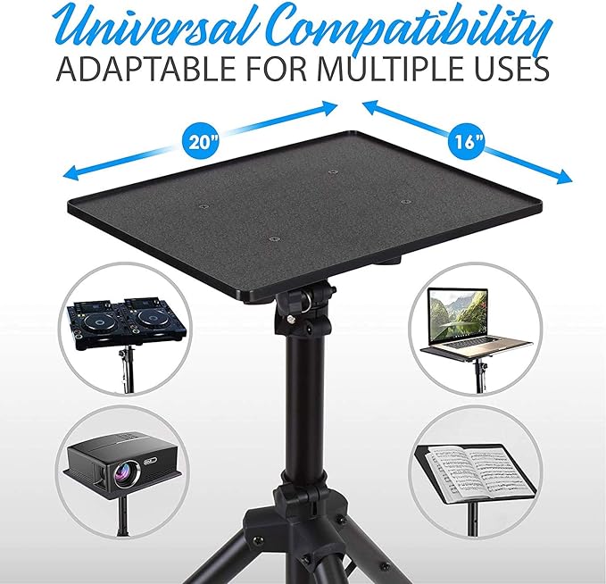 Pyle Laptop Projector Tripod Stand (2 Pcs)