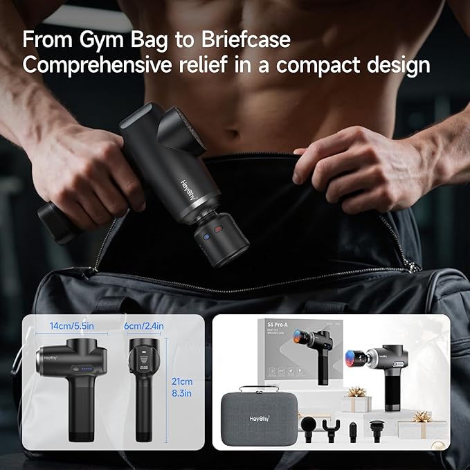 HEYCHY Percussion Massage Gun Deep Tissue