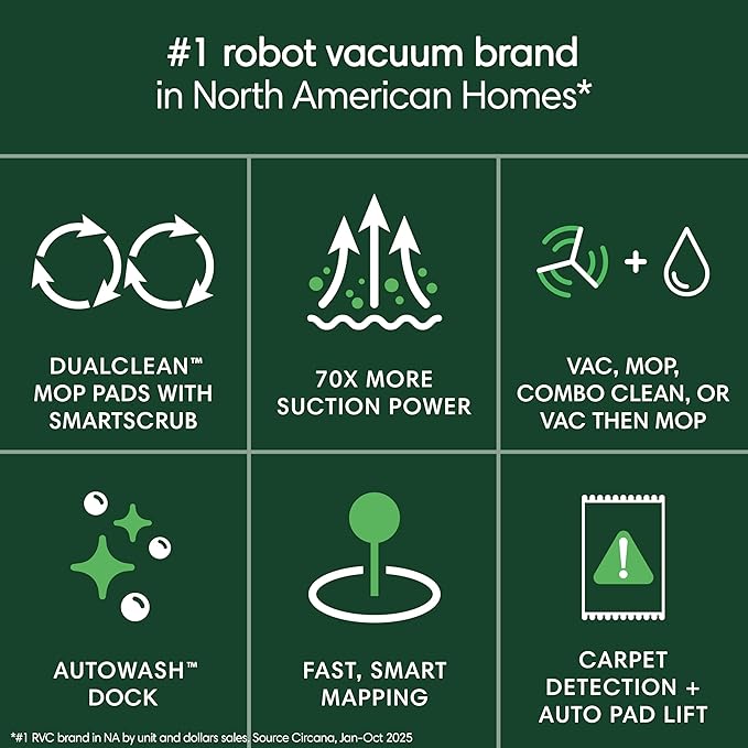 iRobot Roomba Plus 405 Combo Robot Vacuum & Mop