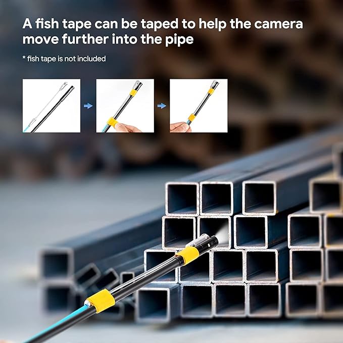 DEPSTECH Dual Lens Industrial Endoscope, 1080P Digital Borescope Inspection