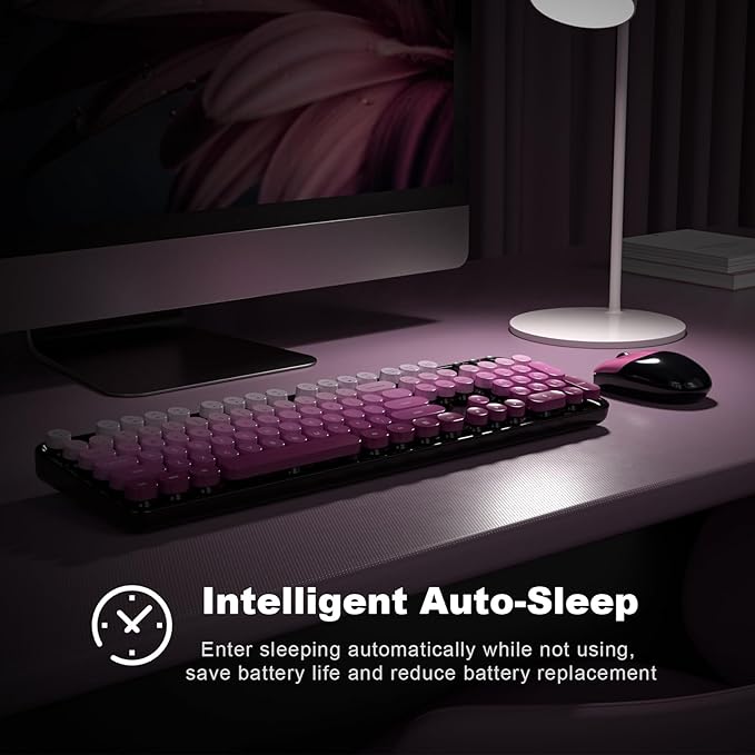 MOFII Wireless Keyboard and Mouse Combo, Full Size 2.4G Plug and Play